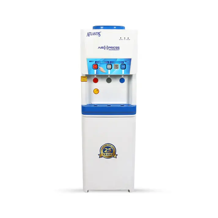 ATLANTIS AIRPRESS Touchless 3 Taps Hot Normal Cold Floor Standing Water Dispenser