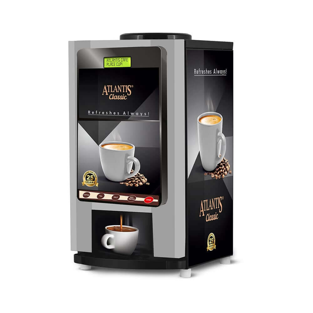 Atlantis Classic 2 Lane Tea and Coffee Vending Machine – 2 Ltrs hot Tank