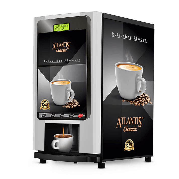 ATLANTIS CLASSIC 4 Lane Tea & Coffee Vending Machine Service Noida