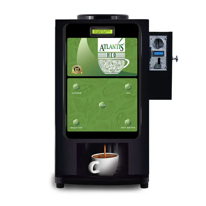 ATLANTIS NEO COIN OPERATED 2,3,4-Lane Tea Coffee Vending Machine Service Noida